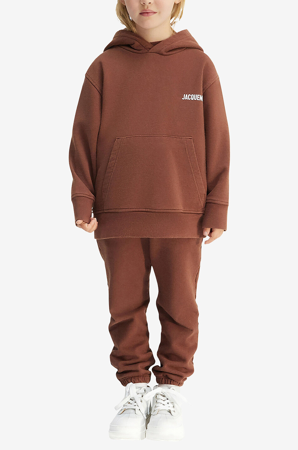 JACQUEMUS Sweat-shirt à capuche enfant Le Sweatshirt Jacquemus Fille MARRON 2