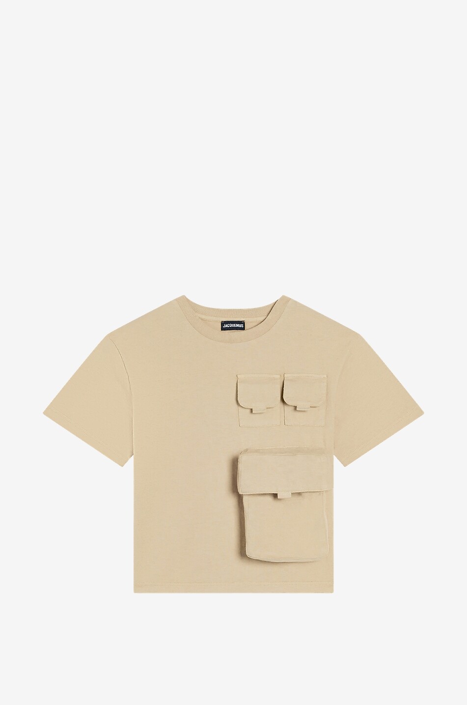 JACQUEMUS Le T-shirt Bolso short-sleeved boy's T-shirt Boy BEIGE 1