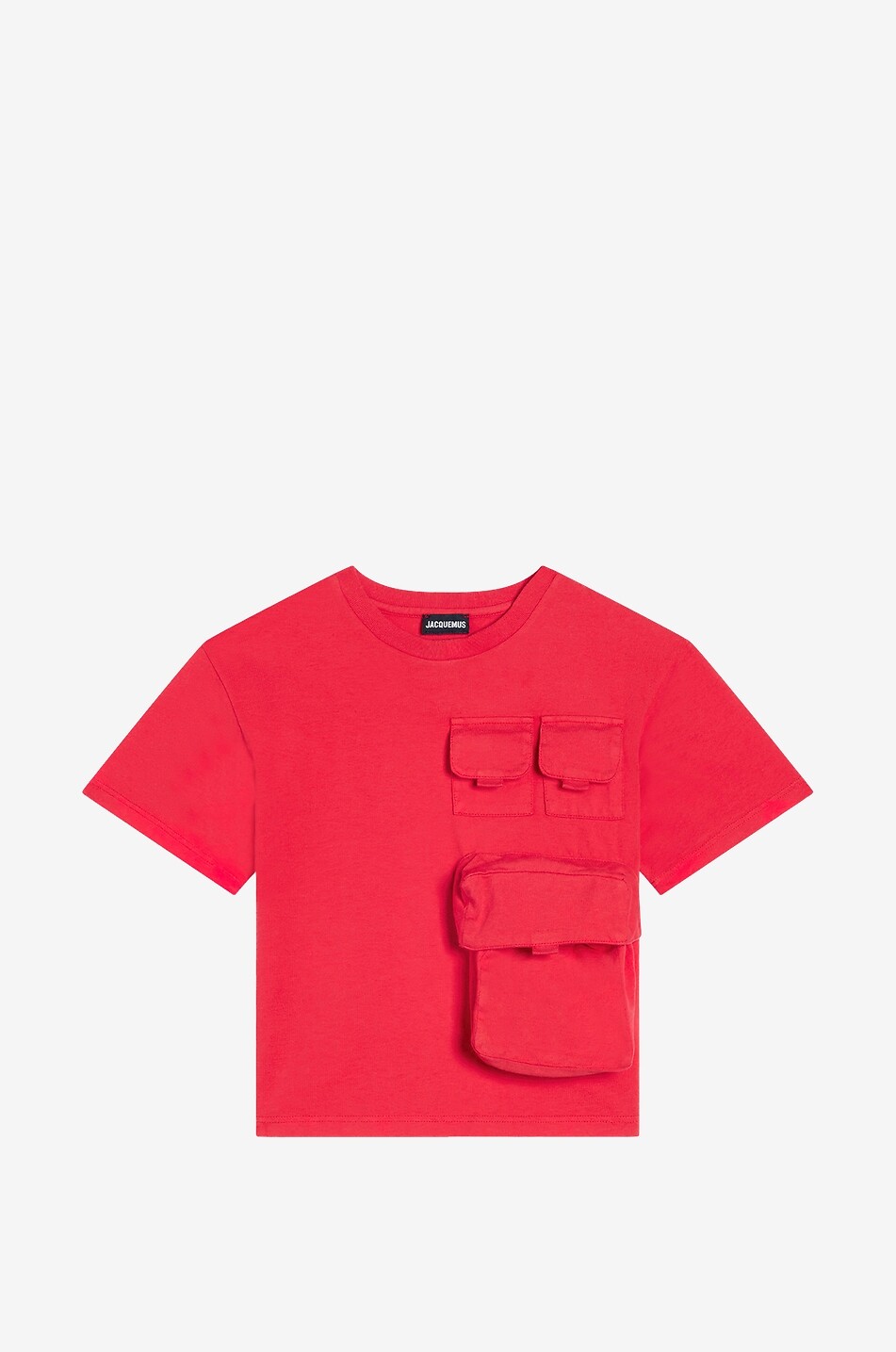 JACQUEMUS T-shirt à manches courtes garçon Le T-shirt Bolso Garçon ROUGE 1