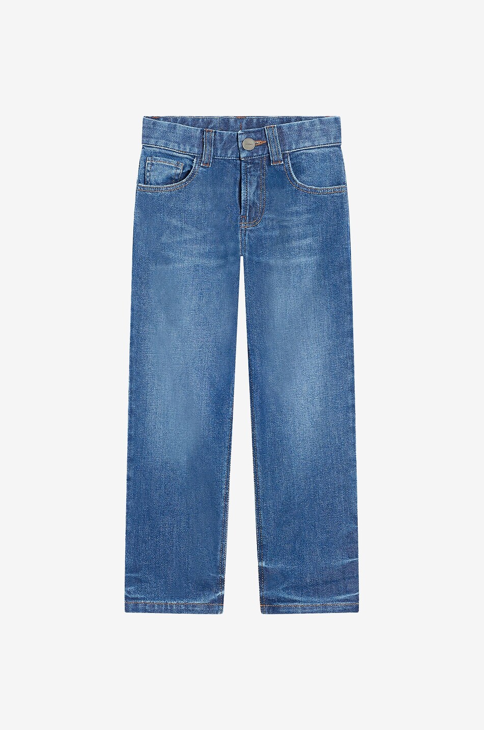 JACQUEMUS Jean garçon en coton stretch Le de Nîmes Garçon BLEU 1