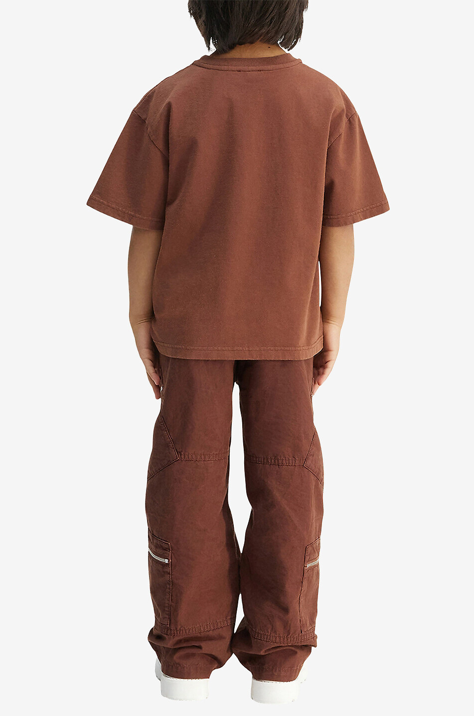 Pantalon en coton enfant Le cargo Maronne