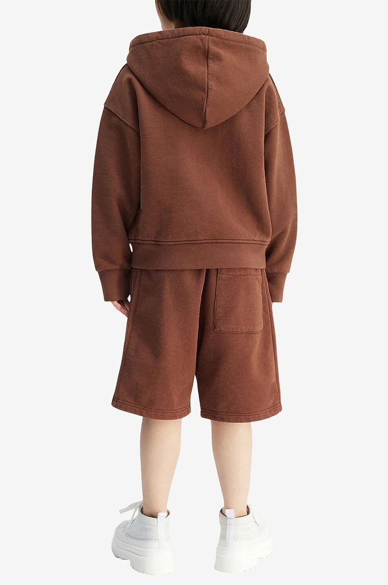 JACQUEMUS Sweat-shirt à capuche enfant Le Camarque Zippé Garçon MARRON 5