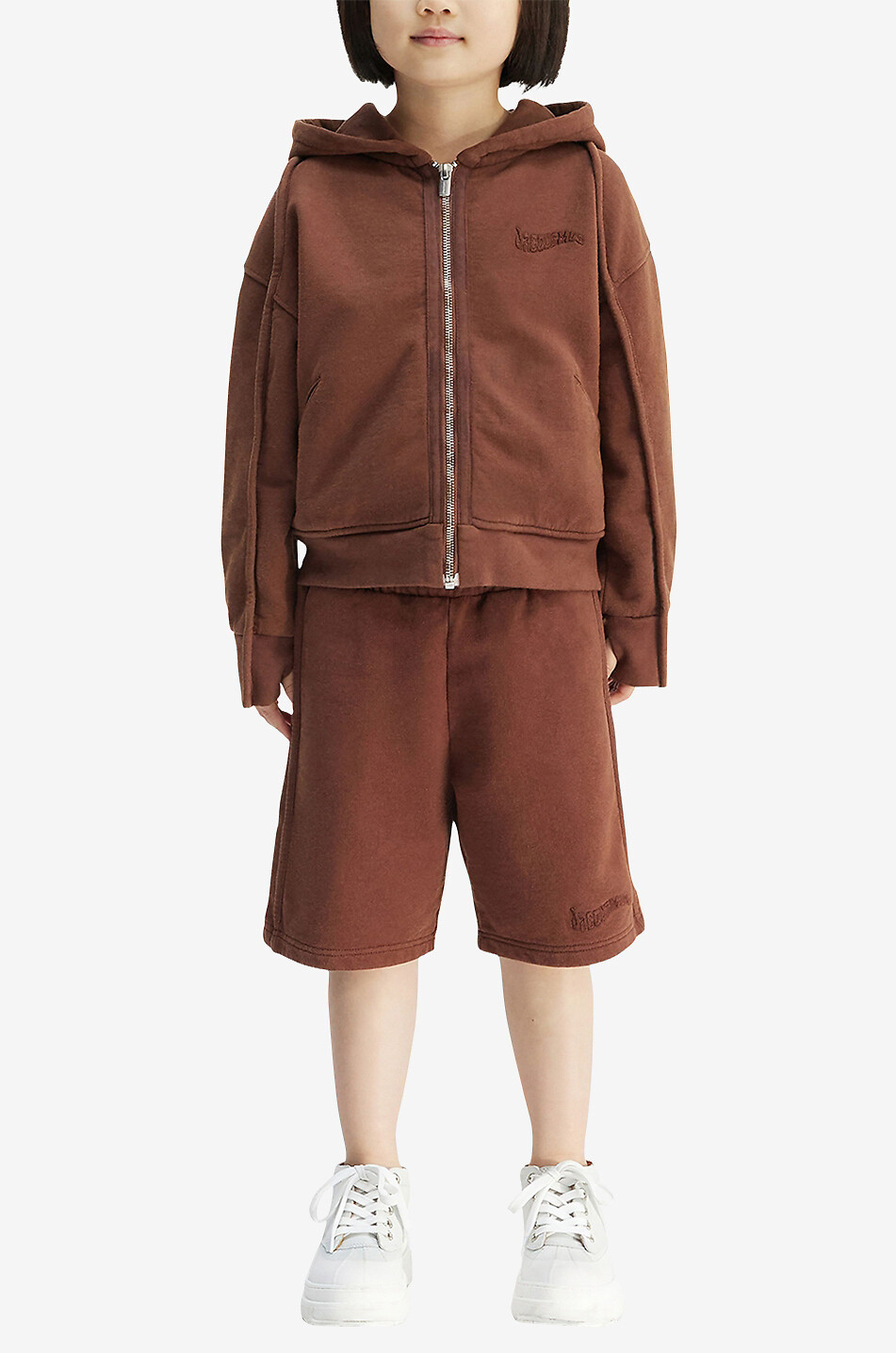 JACQUEMUS Sweat-shirt à capuche enfant Le Camarque Zippé Garçon MARRON 2