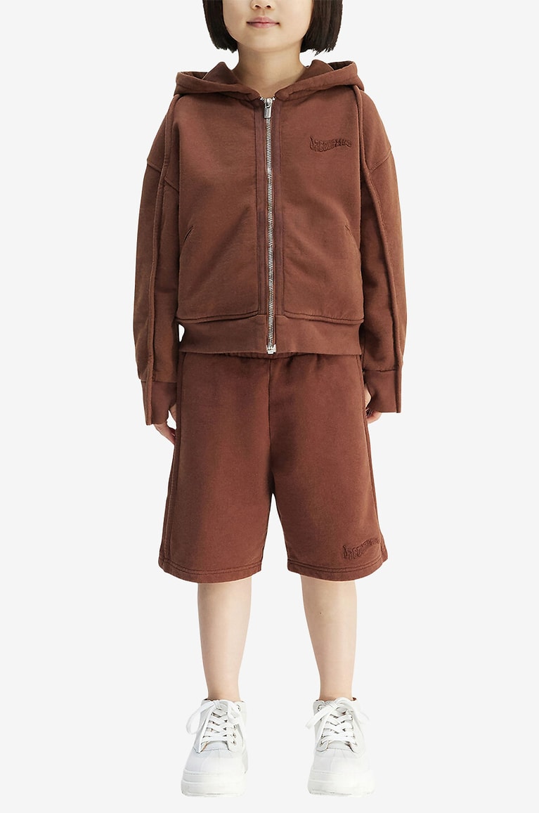 JACQUEMUS Sweat-shirt à capuche enfant Le Camarque Zippé Garçon MARRON 2
