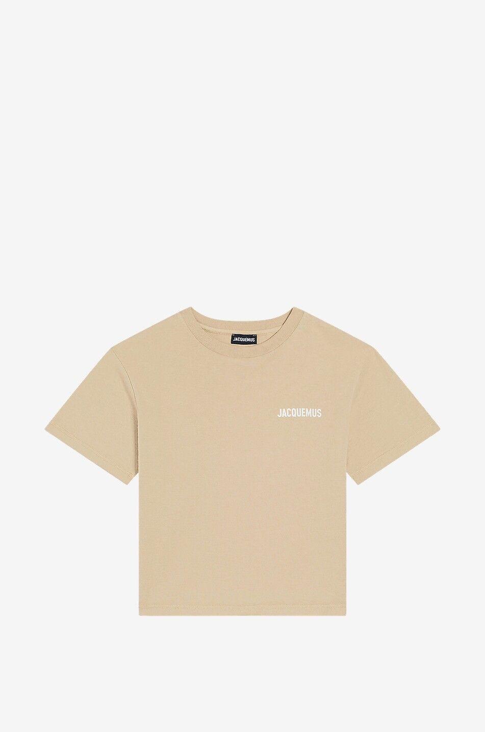 JACQUEMUS T-shirt à manches courtes enfant Le T-Shirt Jacquemus Garçon BEIGE 1