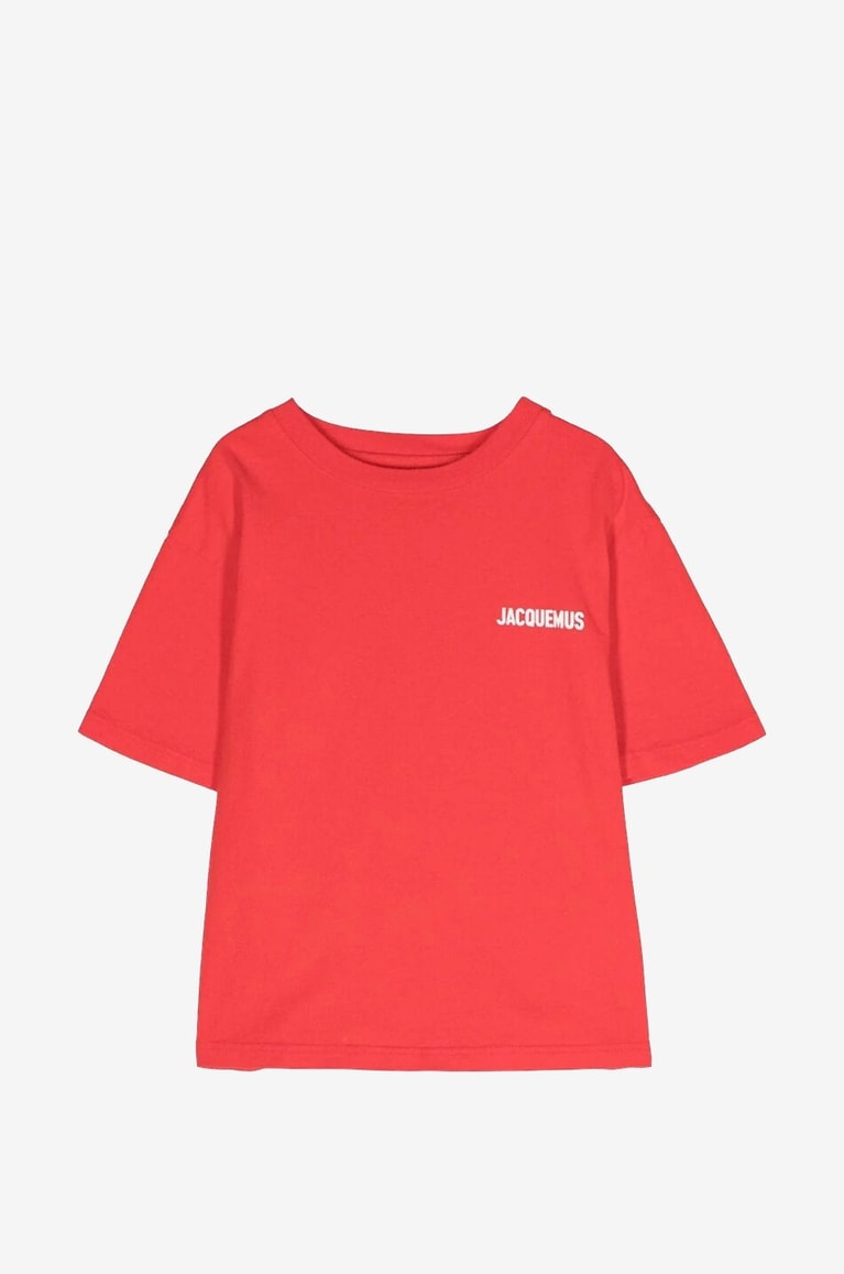 JACQUEMUS Le T-Shirt Jacquemus children's short-sleeved T-shirt Boy RED 1