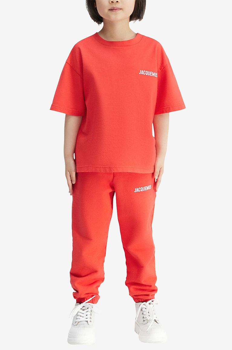 JACQUEMUS Le T-Shirt Jacquemus children's short-sleeved T-shirt Boy RED 2