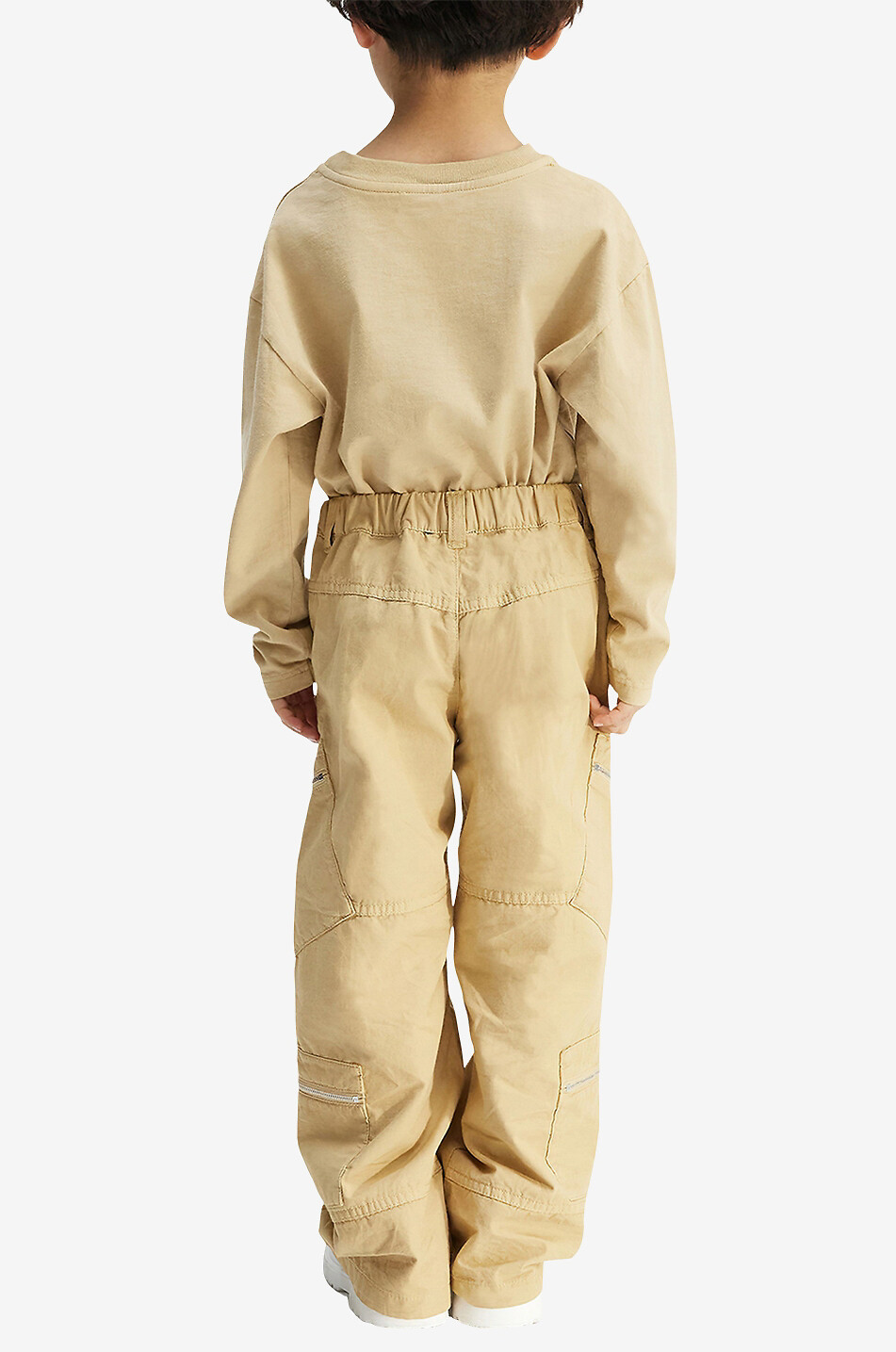 JACQUEMUS Kinder-Langarm-T-Shirt Le T-shirt Jacquemus Junge BEIGE 5