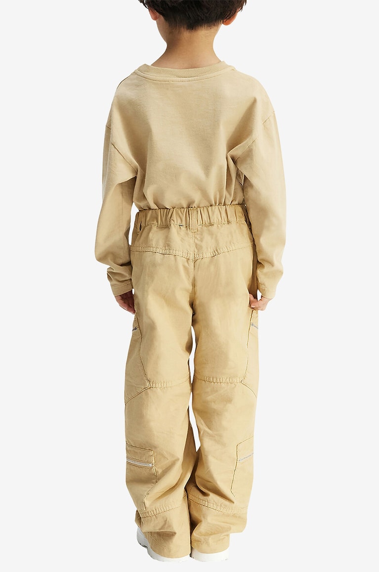 JACQUEMUS Kinder-Langarm-T-Shirt Le T-shirt Jacquemus Junge BEIGE 5