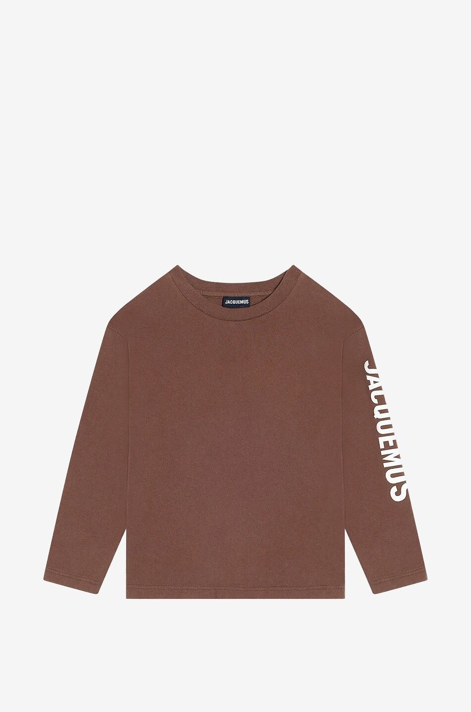 JACQUEMUS Le T-shirt Jacquemus long-sleeved children's T-shirt Boy BROWN 1