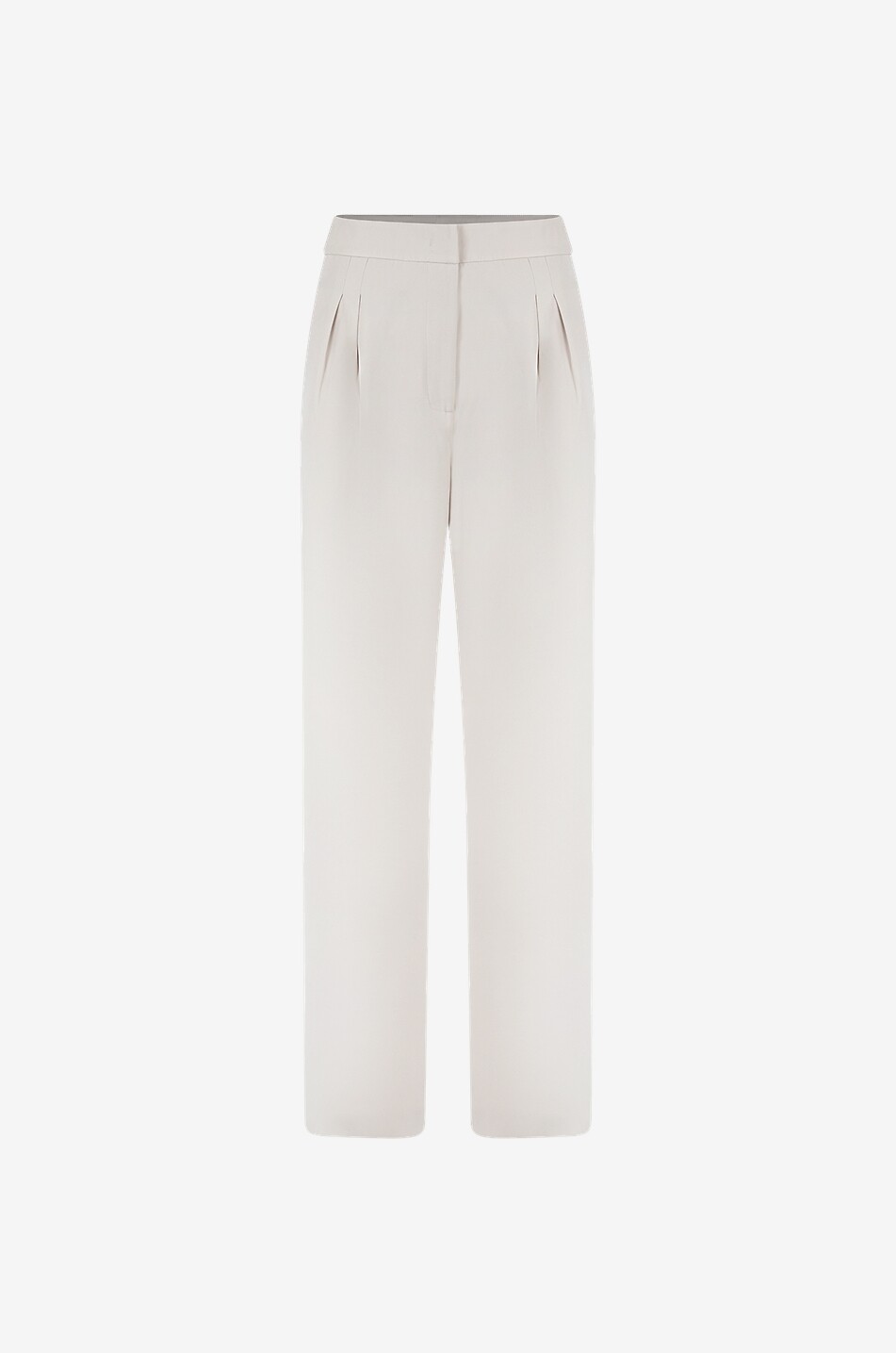 Pantalon large raccourci en crêpe Sarita