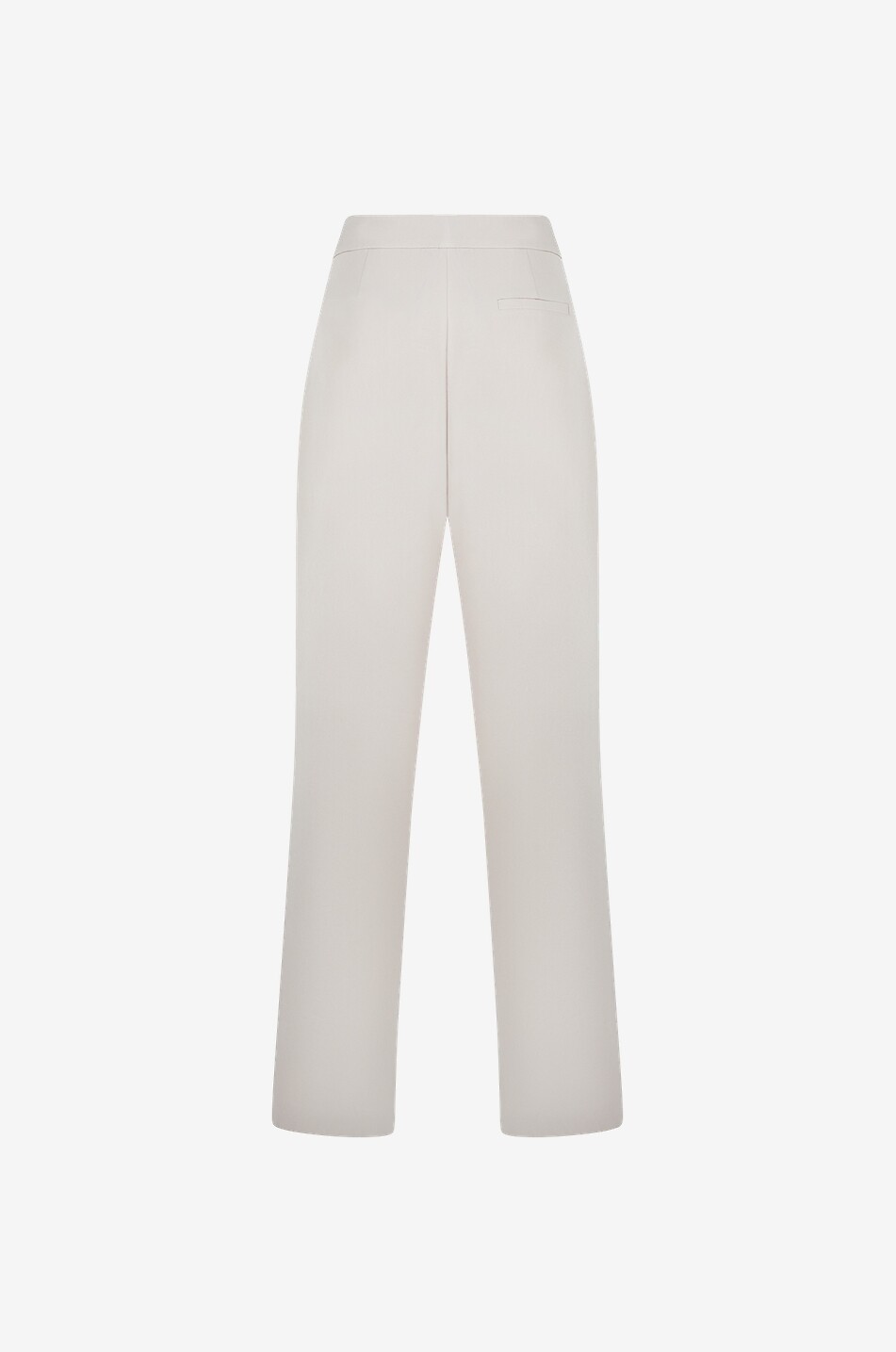 Pantalon large raccourci en crêpe Sarita