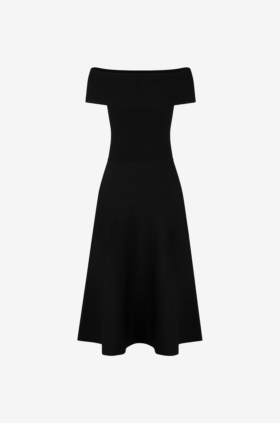 Robe midi à épaules dénudées en jersey Milano