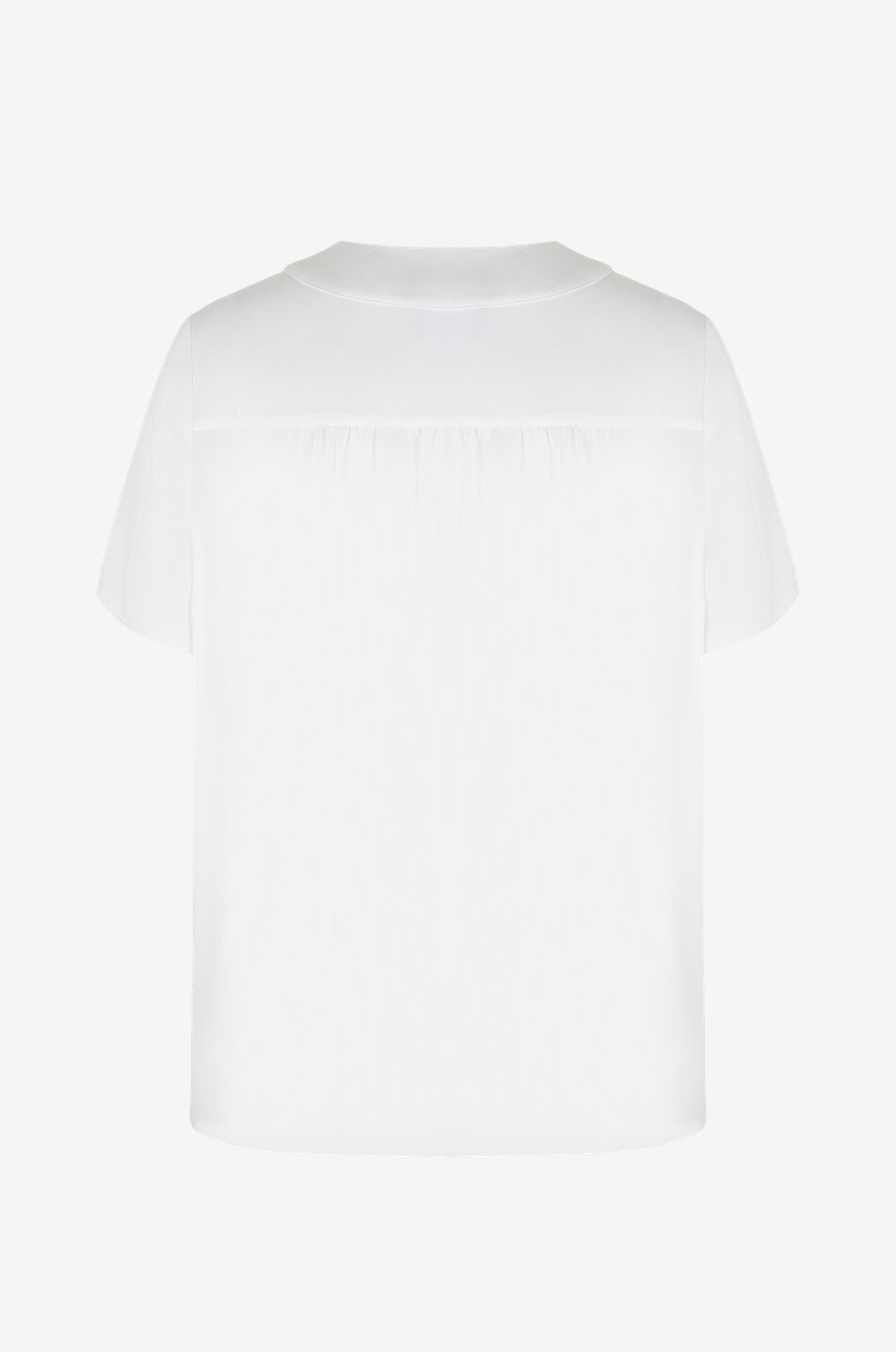 HEMISPHERE Kurzarm-Top aus Crêpe Sascha Damen WEISS 2