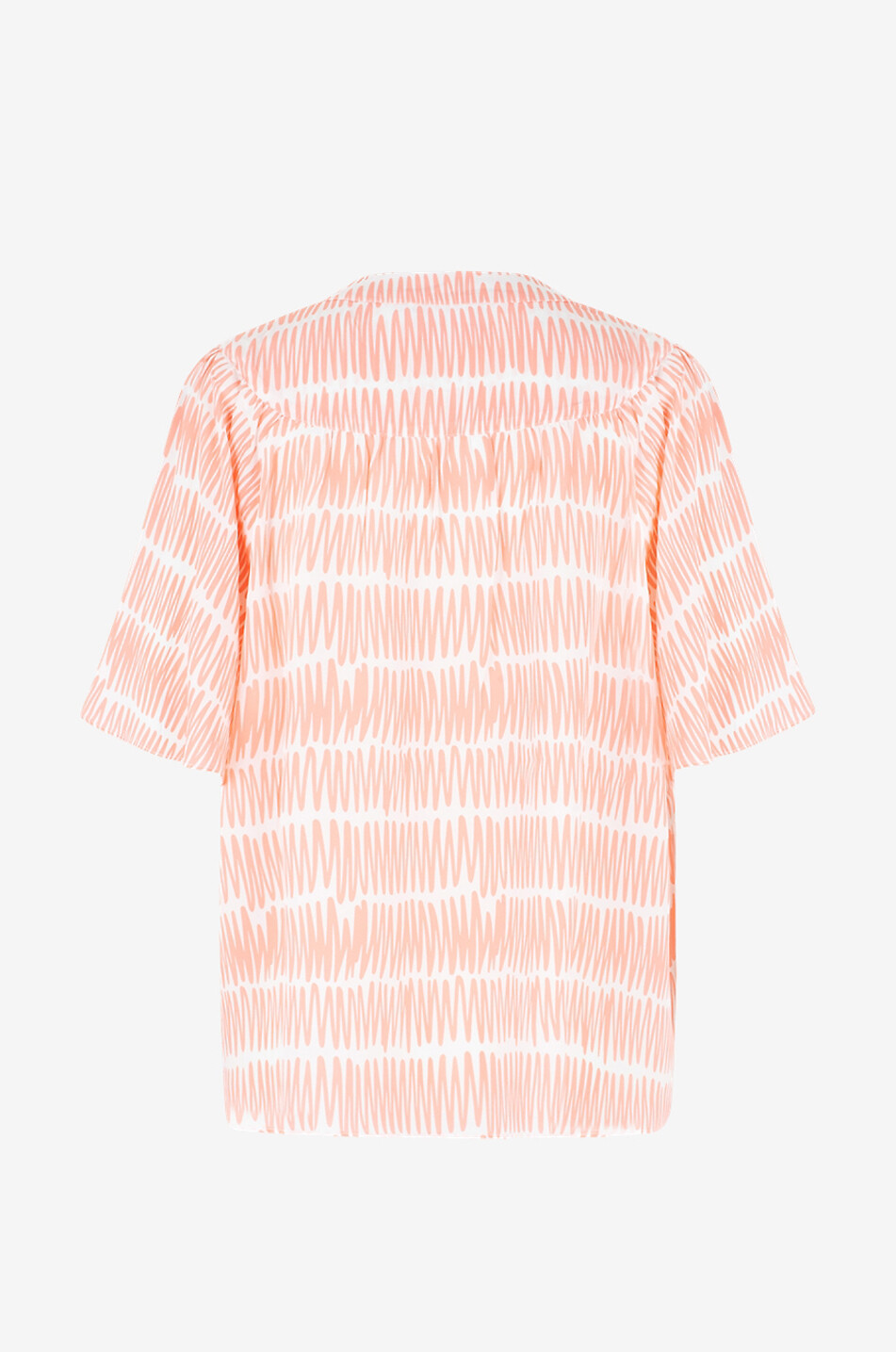 Kurzarm-Bluse aus Seide Muriel