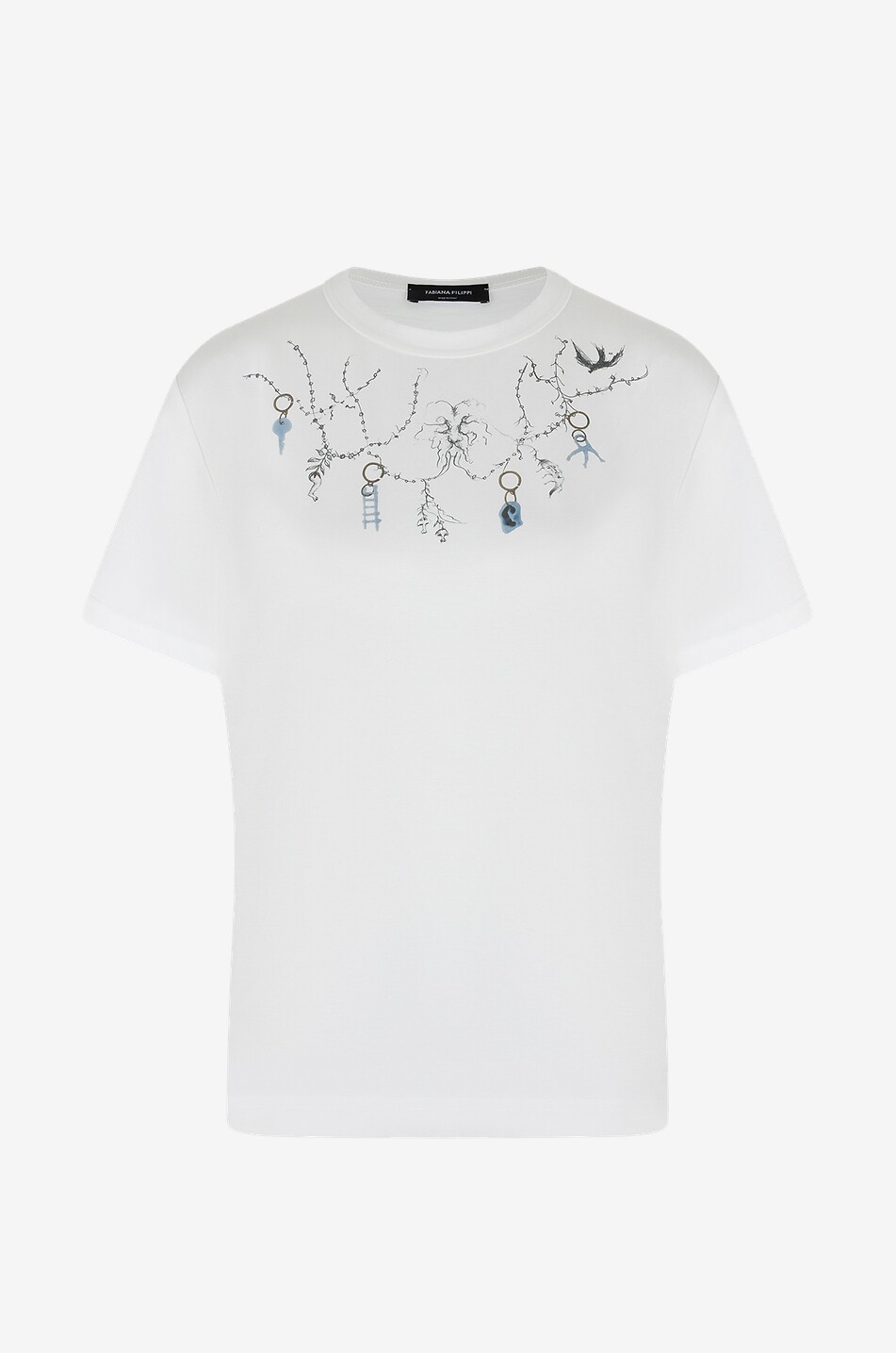 T-shirt à manches courtes imprimé Fabula