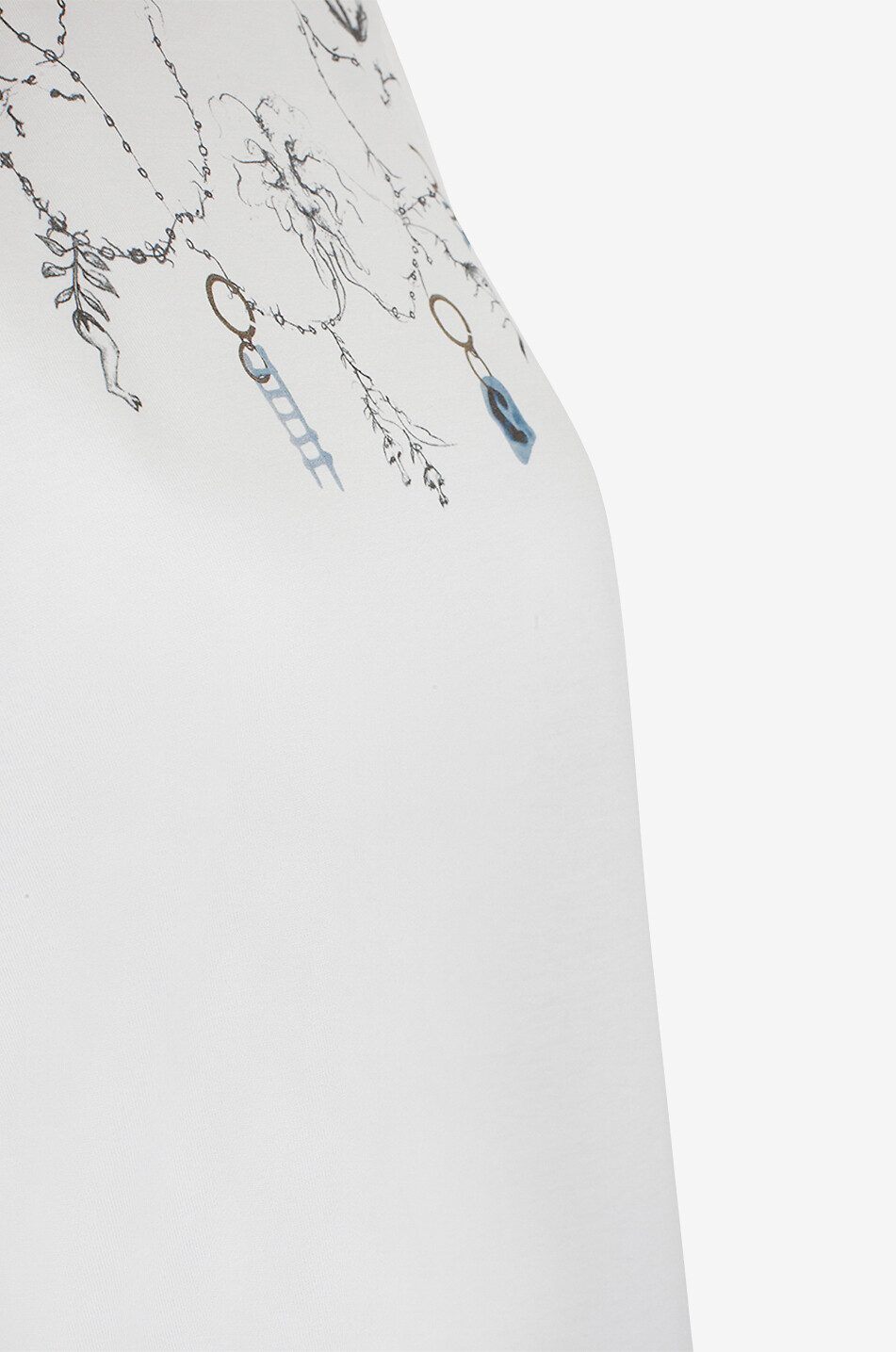 FABIANA FILIPPI Fabula printed short-sleeved T-shirt Women WHITE 6