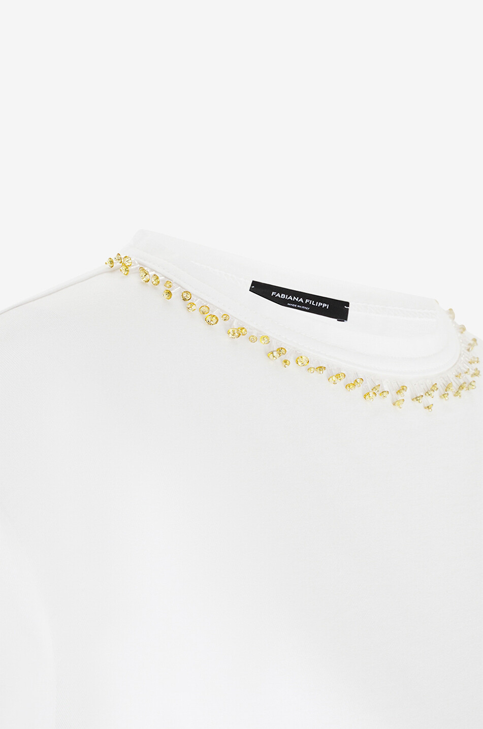 T-shirt en jersey orné de cristaux