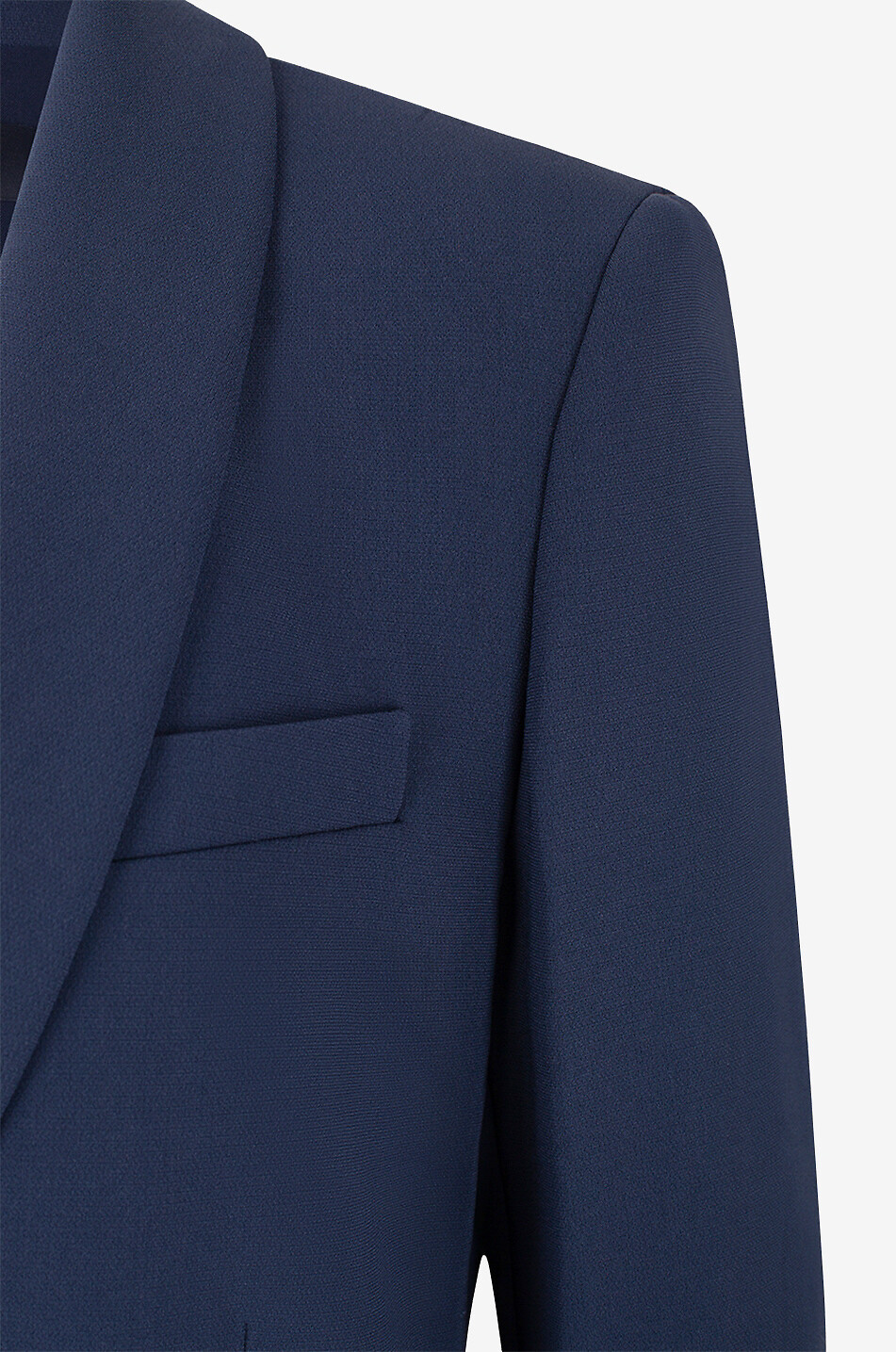 THEORY Blazer aus Admiral-Crêpe mit Schalkragen Damen DUNKELBLAU 3