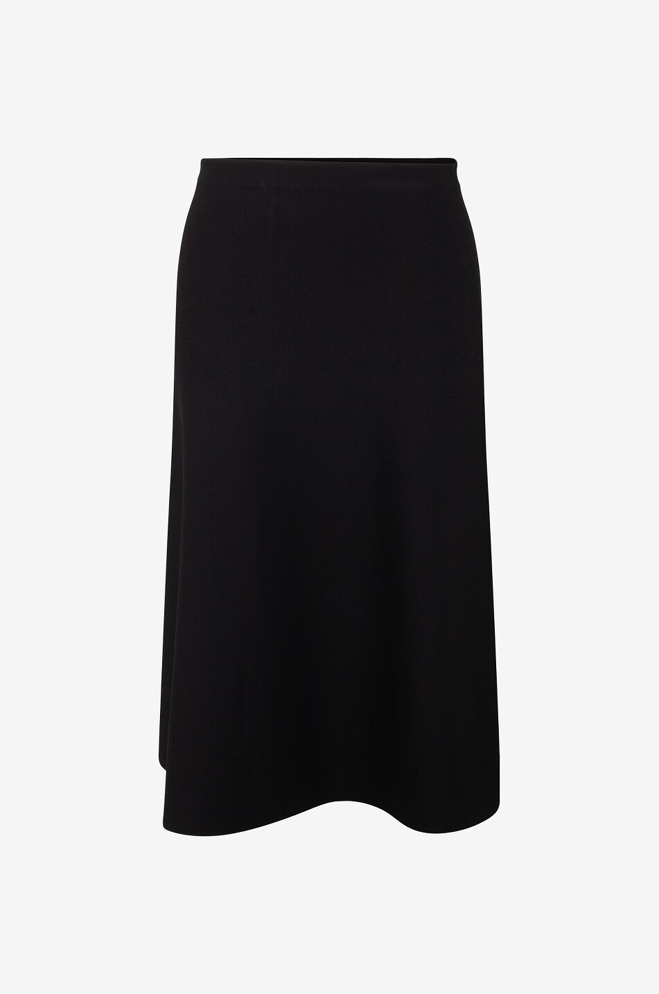 Viscose midi skirt
