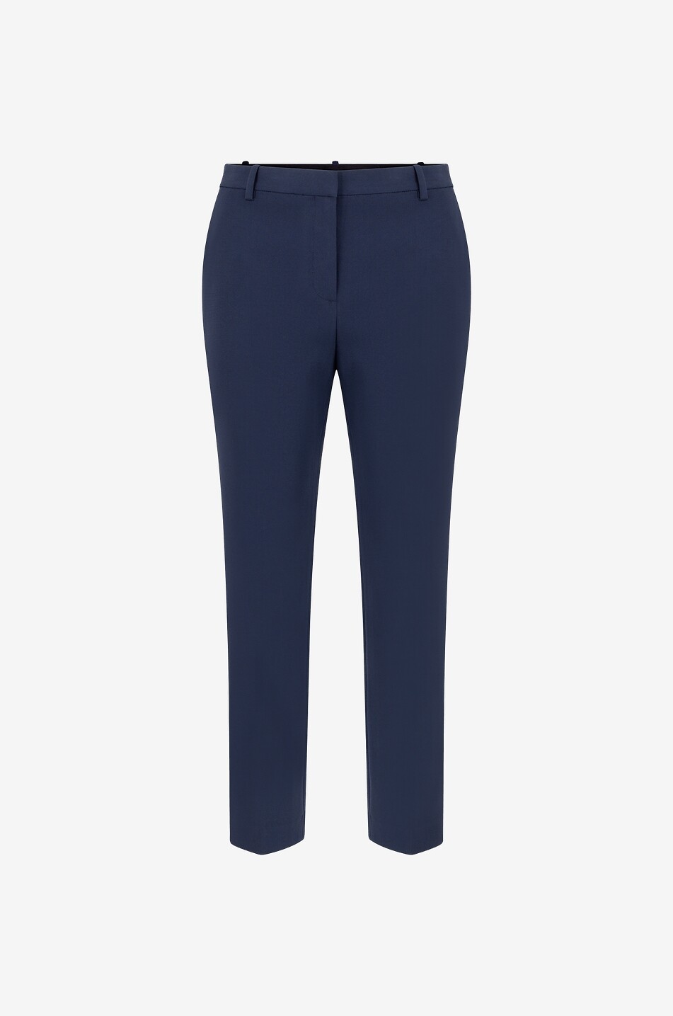 Verkürzte Slim-Fit-Hose Treeca Admiral Crepe