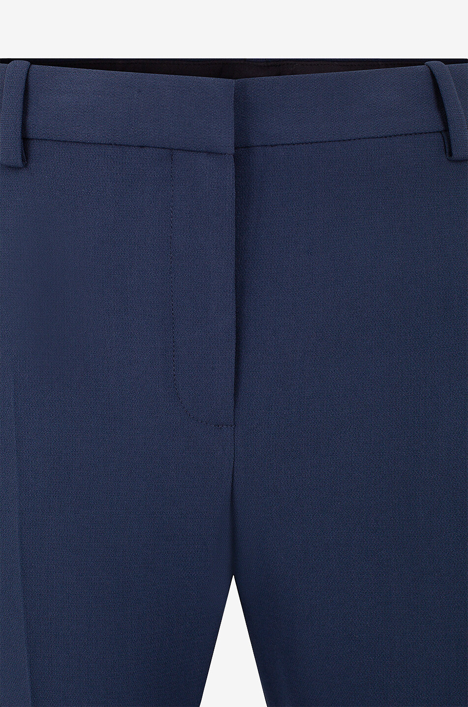 THEORY Pantalon raccourci slim Treeca Admiral Crepe Femme BLEU FONCE 3