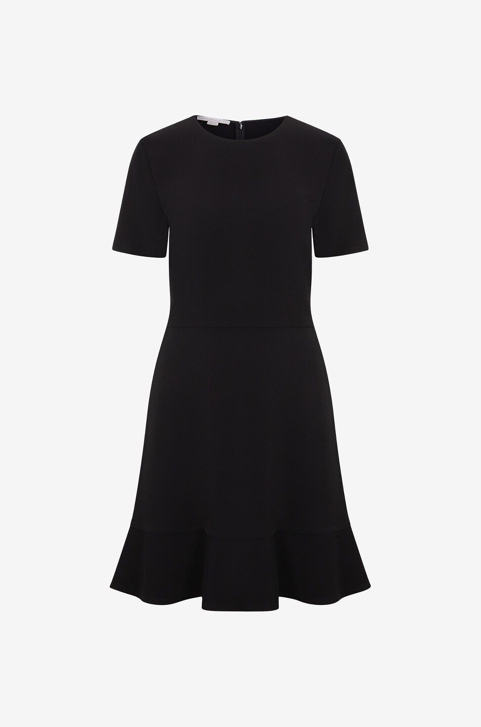 Iconic crepe peplum mini dress