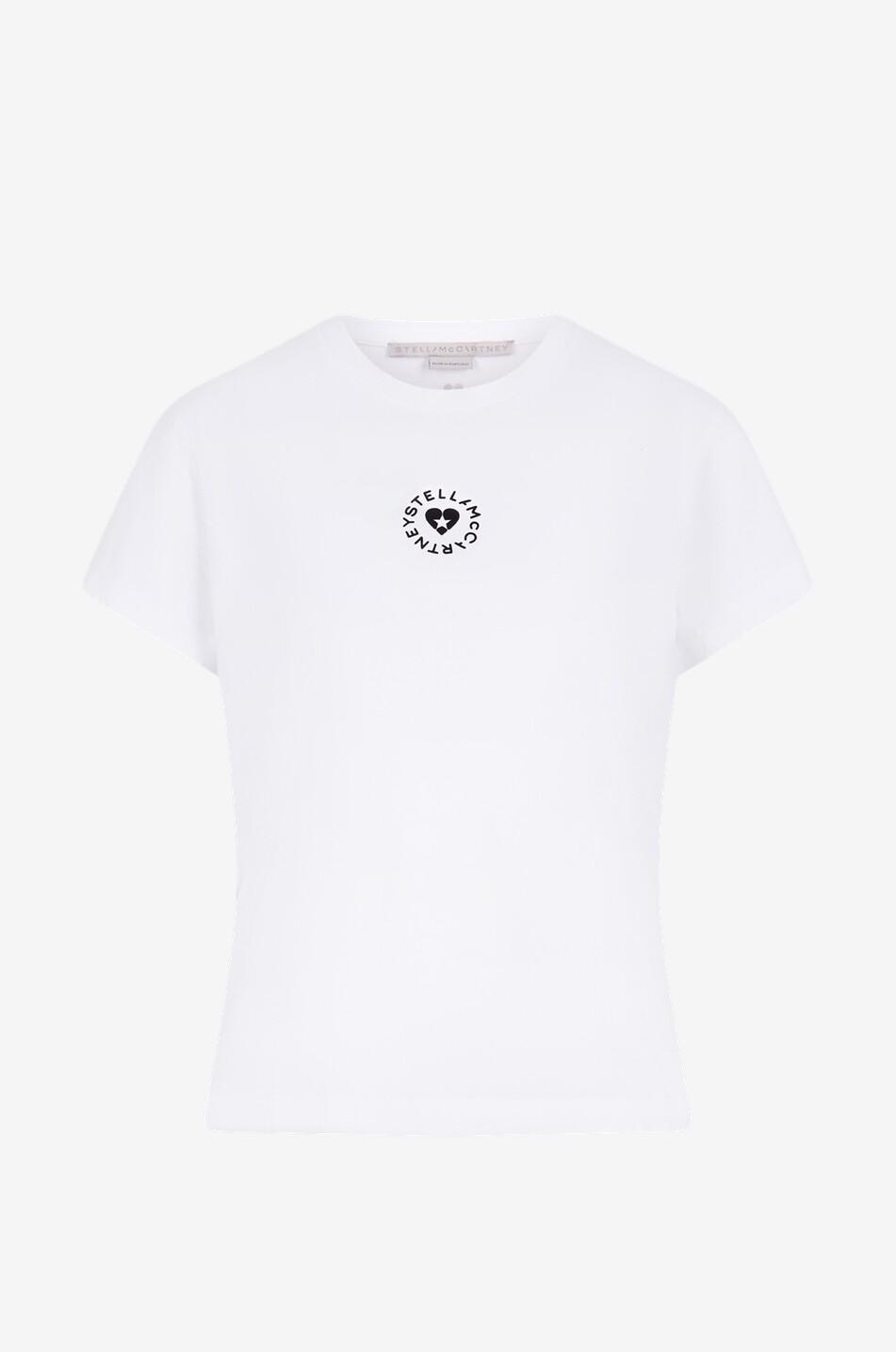 STELLA McCARTNEY Kurzarm-T-Shirt mit Print Lovestruck Damen WEISS 1