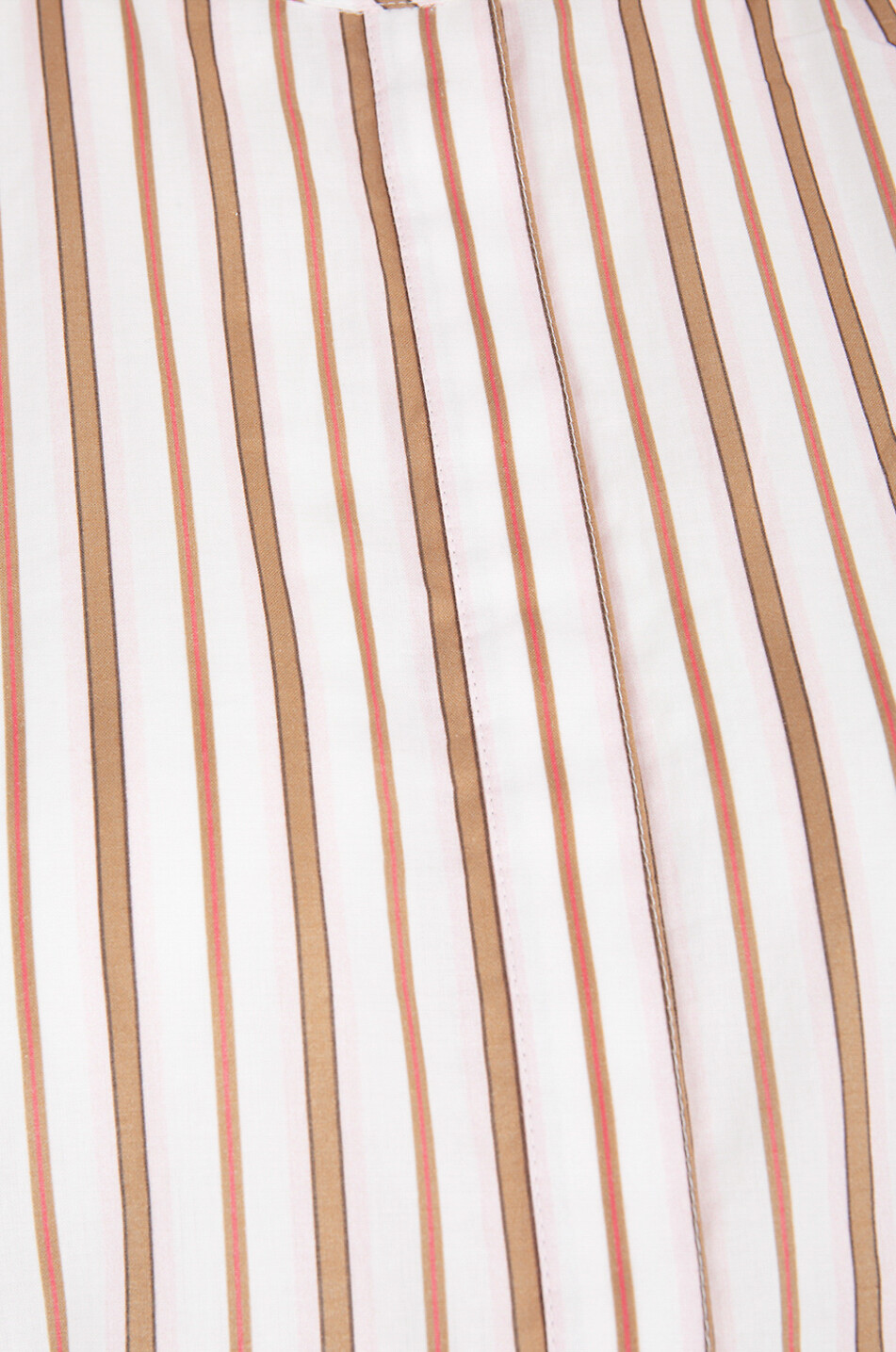 Blouse sans manches en coton rayé