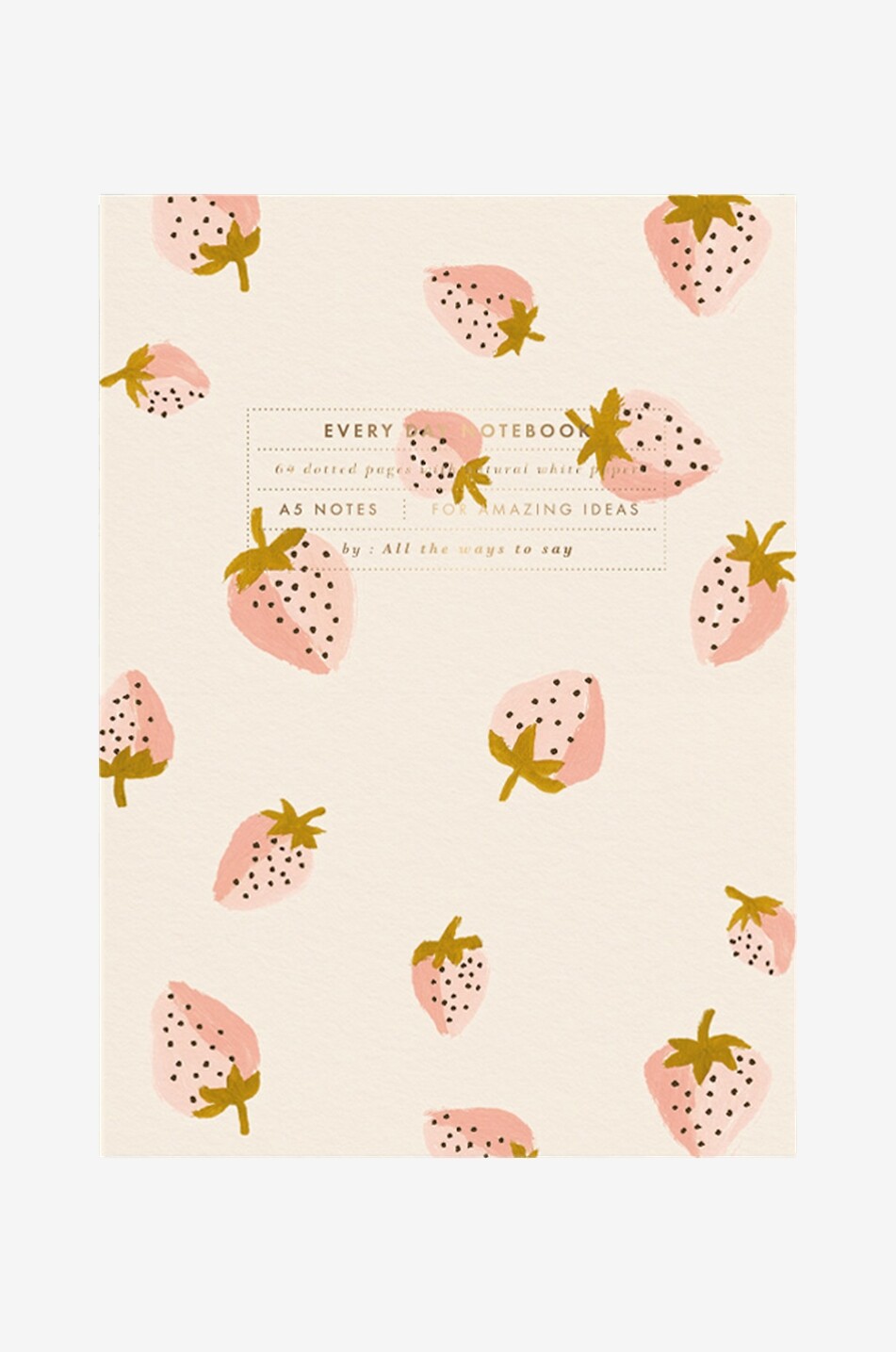 Notizheft DIN A5 Strawberries