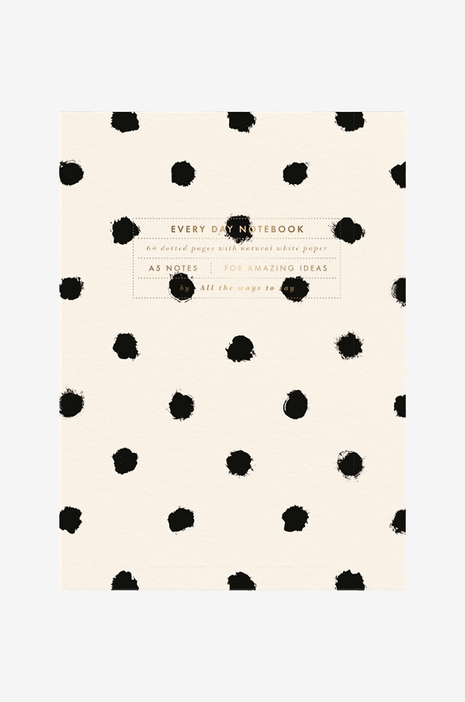 ATWS. Cahier de notes A5 Painted Dots Maison MULTICOLORE 1