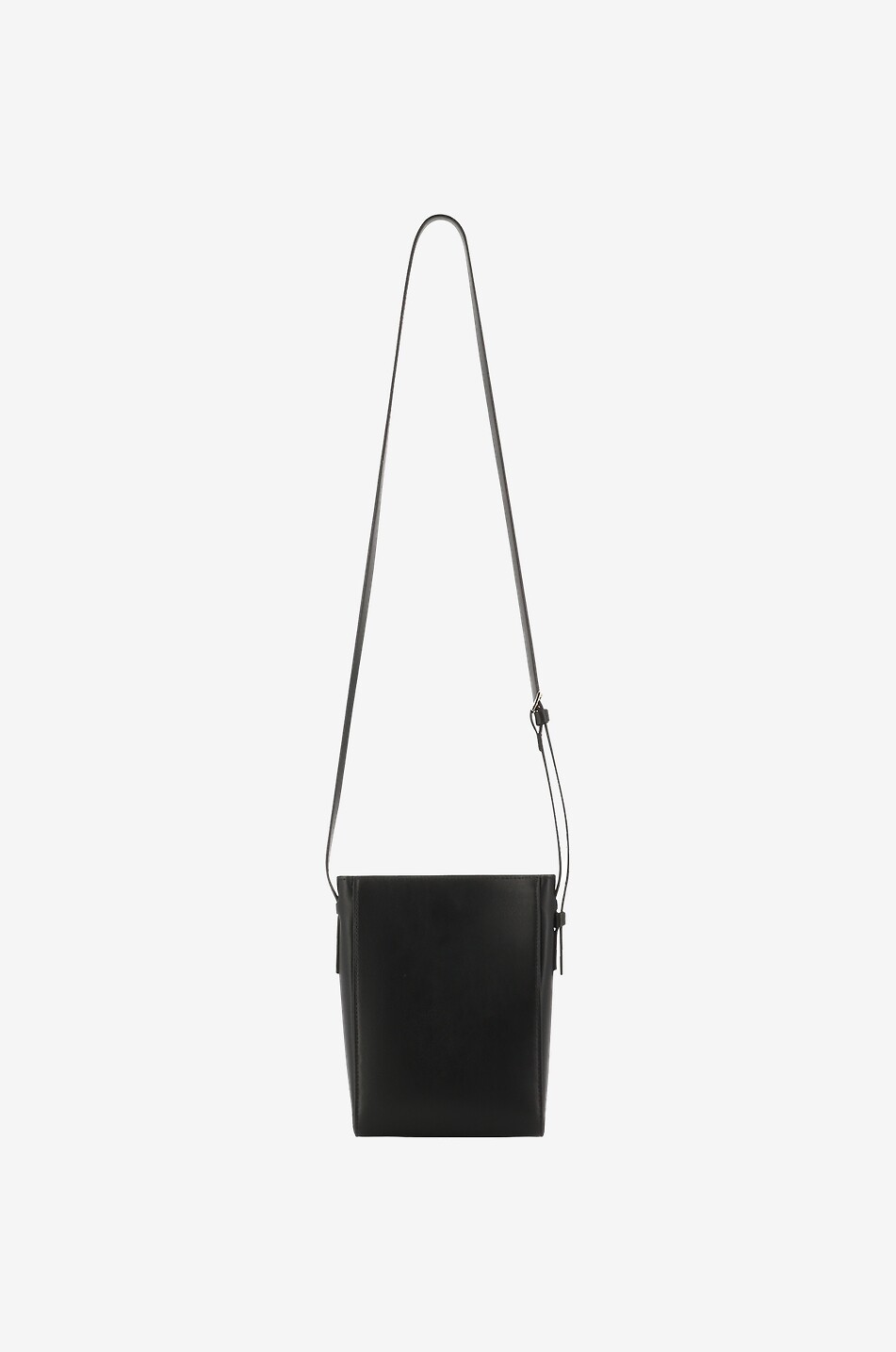 Mini-Schultertasche aus Glattleder