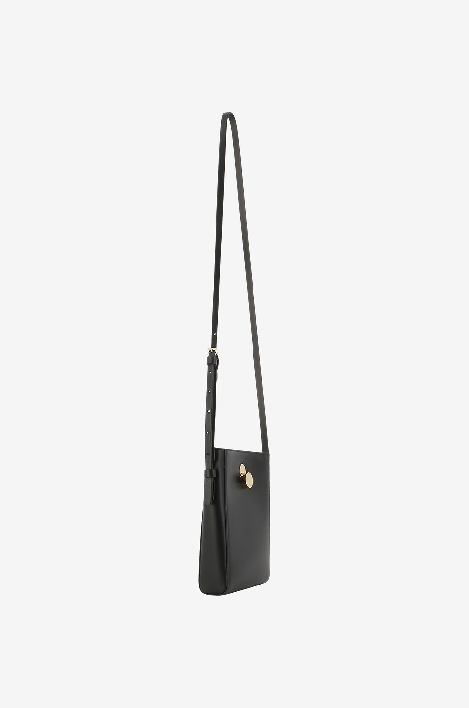Mini-Schultertasche aus Glattleder