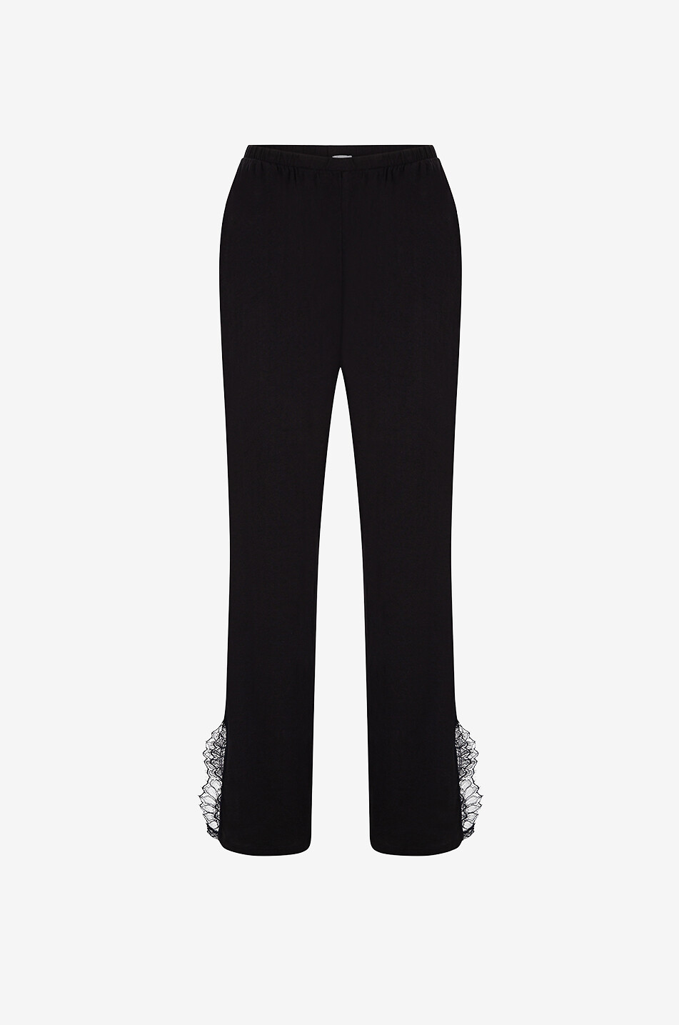 SKIN Pyjamahose aus Pima-Biobaumwolle Lace Damen SCHWARZ 1