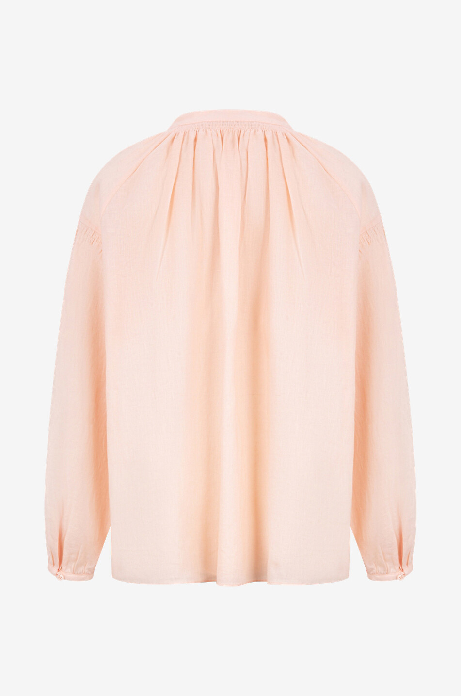 Langärmelige Bluse aus Leinen Nipoa