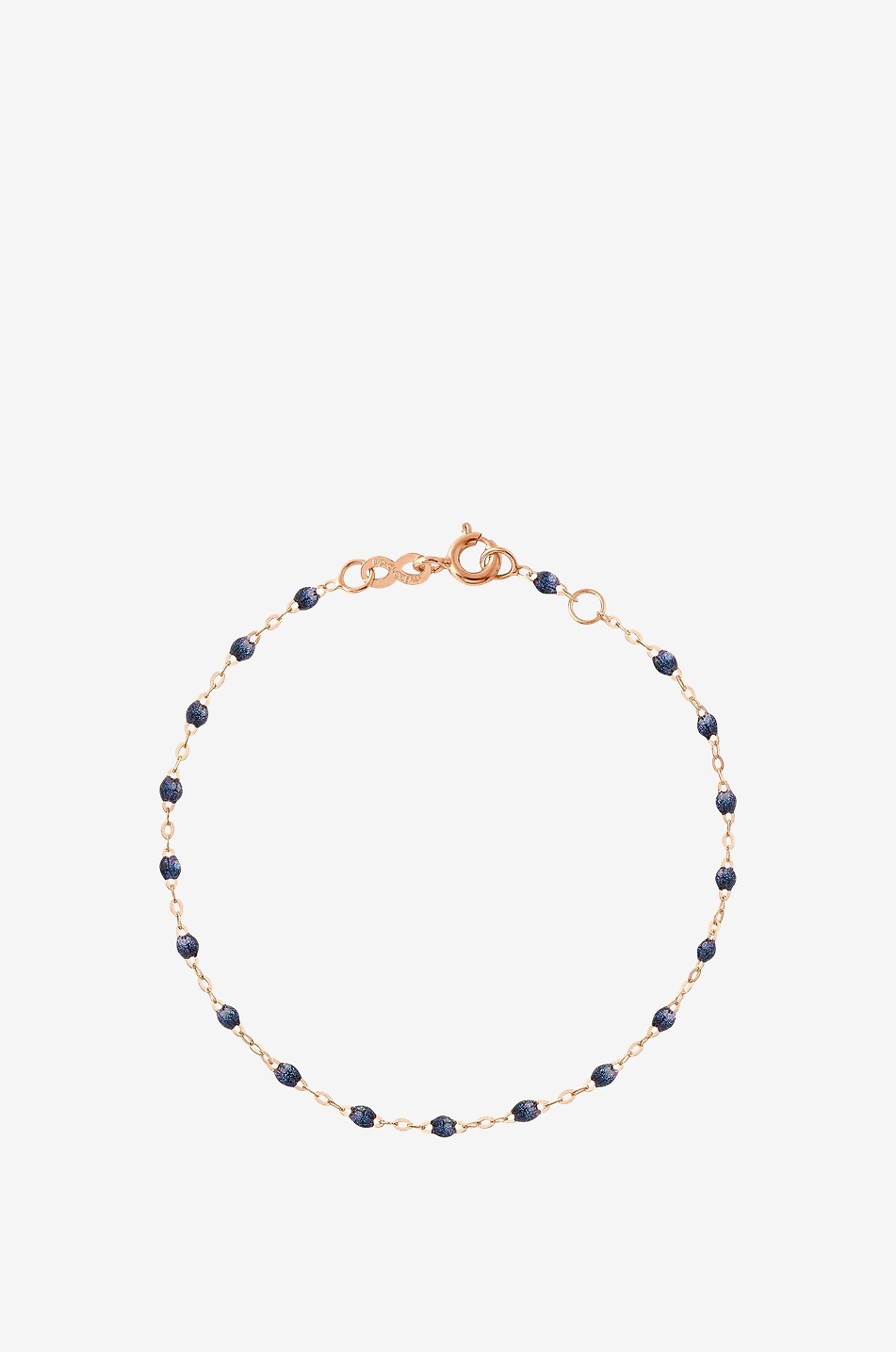 Classique Gigi Nuit pink gold and resin bracelet