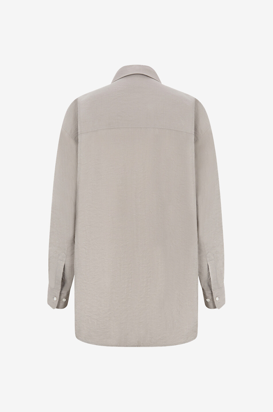 LEMAIRE Oversize-Hemd aus Seidenmix mit Schluppe Damen HELLGRAU 2