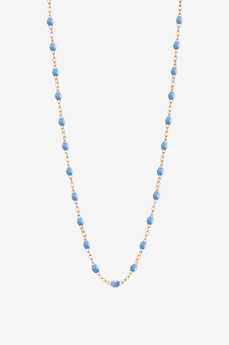 Collier en or rose et résine Classique Gigi Ciel