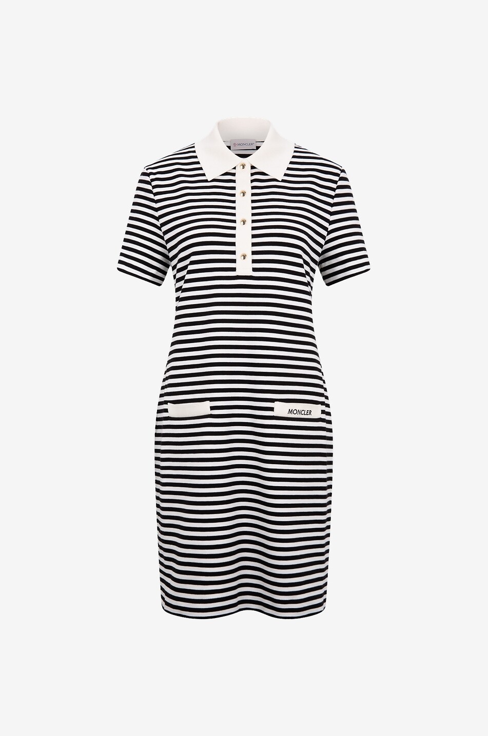 MONCLER Milano jersey mini polo dress Women MULTI COLOURED 1