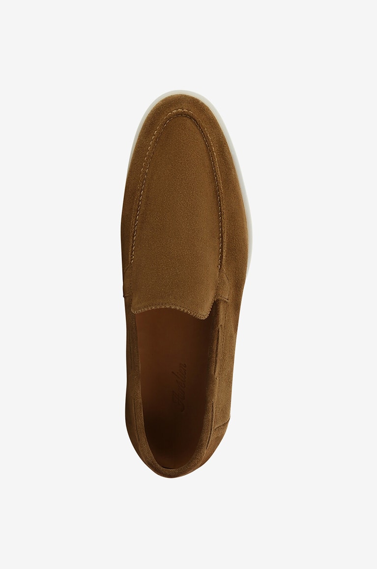 AURELIEN Mokassins aus weichem Wildleder Yacht Herren BEIGE 5