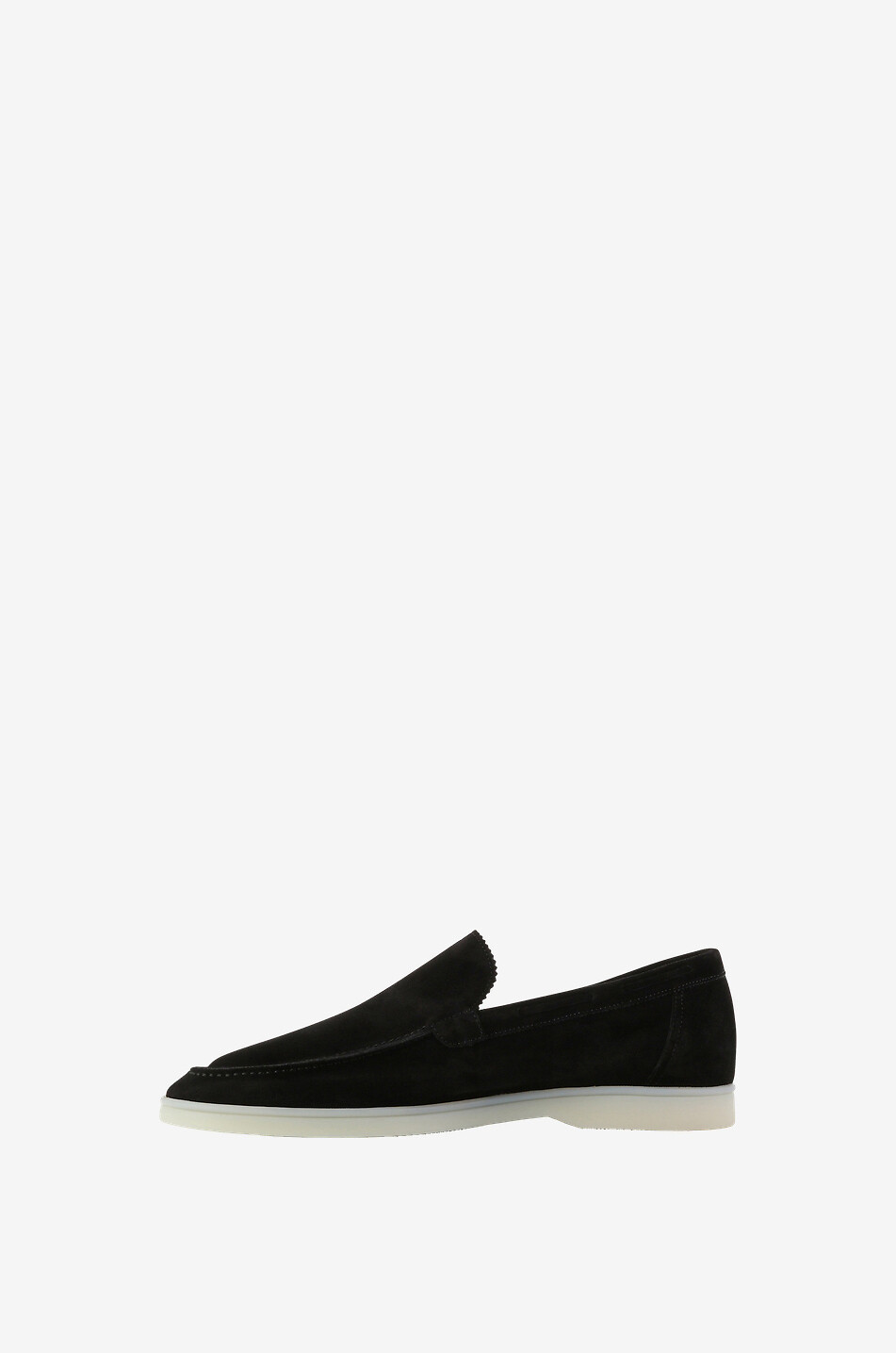 AURELIEN Yacht supple suede loafers Men BLACK 3