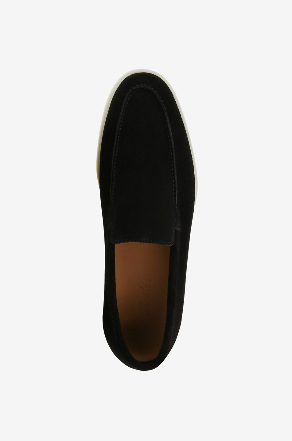 AURELIEN Yacht supple suede loafers Men BLACK 5