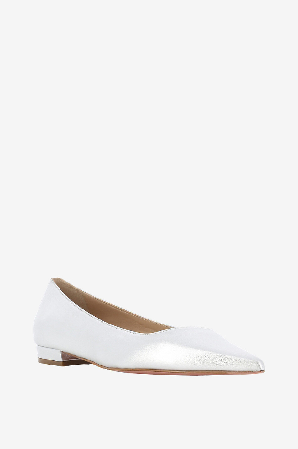 Melisse 10 metallic leather ballet flats