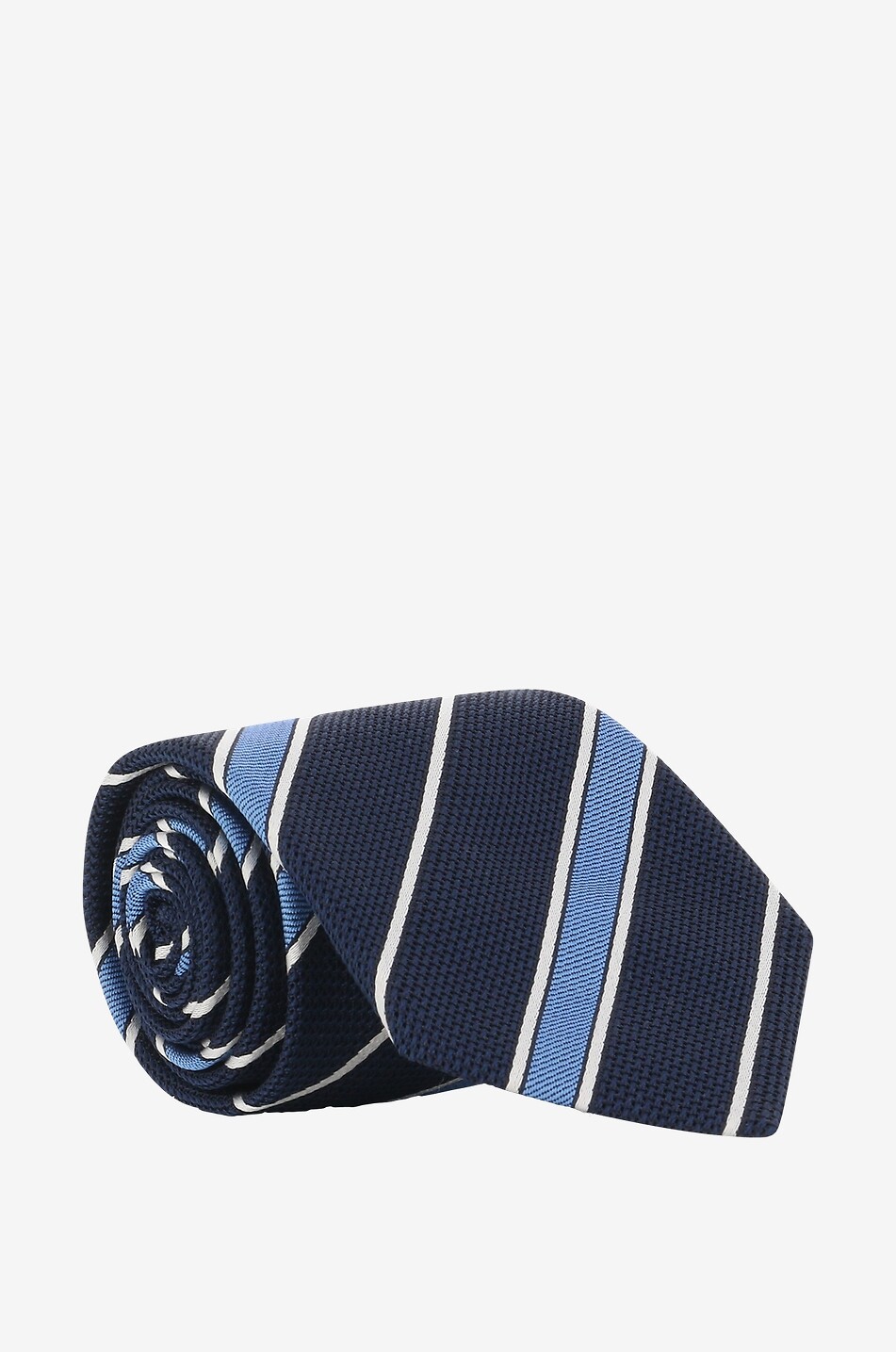 BIGI CRAVATTE Cravate en soie Laos Homme BLEU FONCE 1