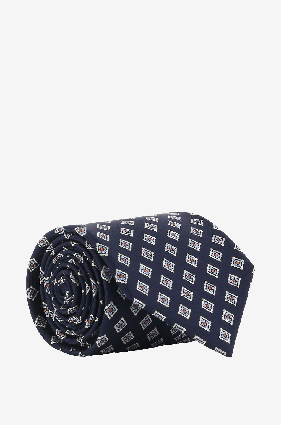BIGI CRAVATTE Nilo silk tie Men DARK BLUE 1