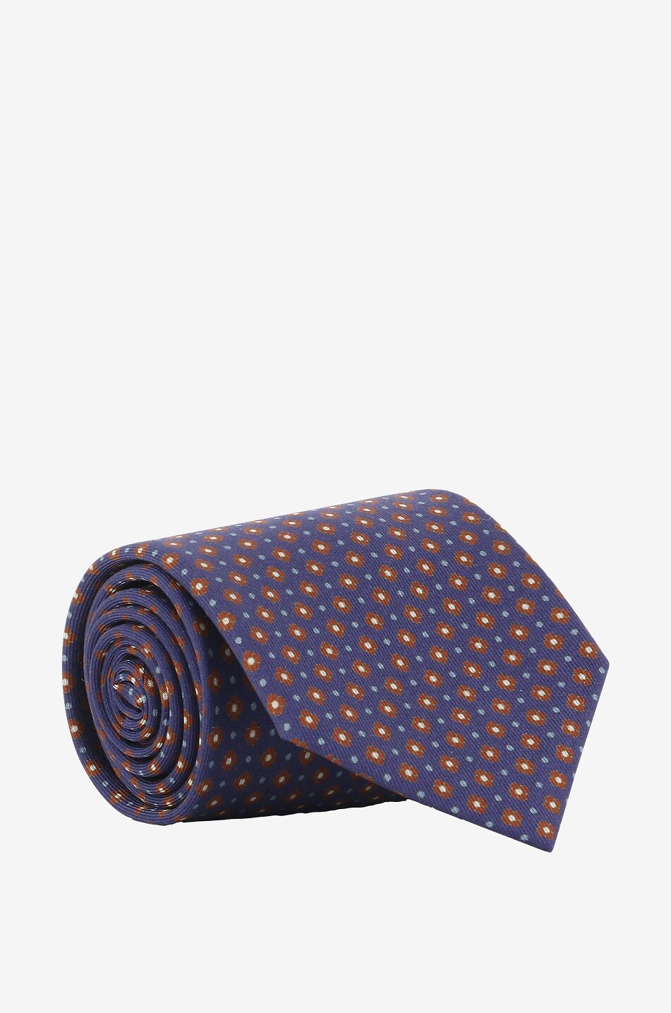 BIGI CRAVATTE Nilo silk tie Men MEDIUM BLUE 1