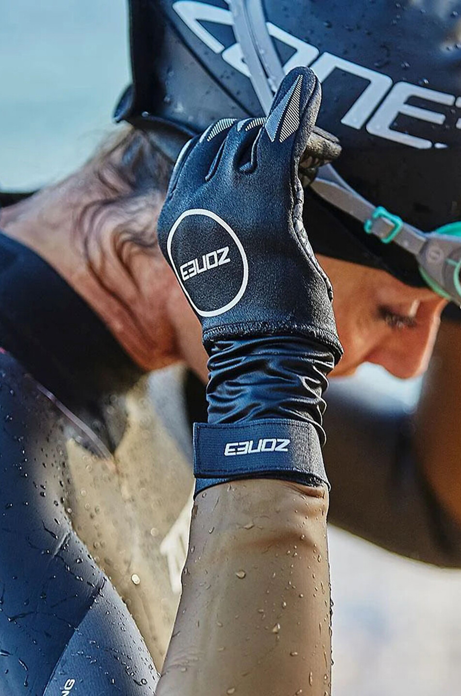 ZONE3 Gants de natation en néoprène Unisexe NOIR 3