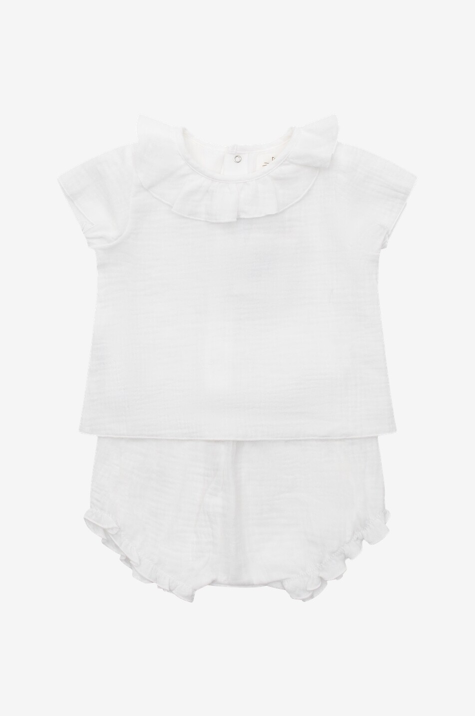 Shorts and blouse gauze baby set