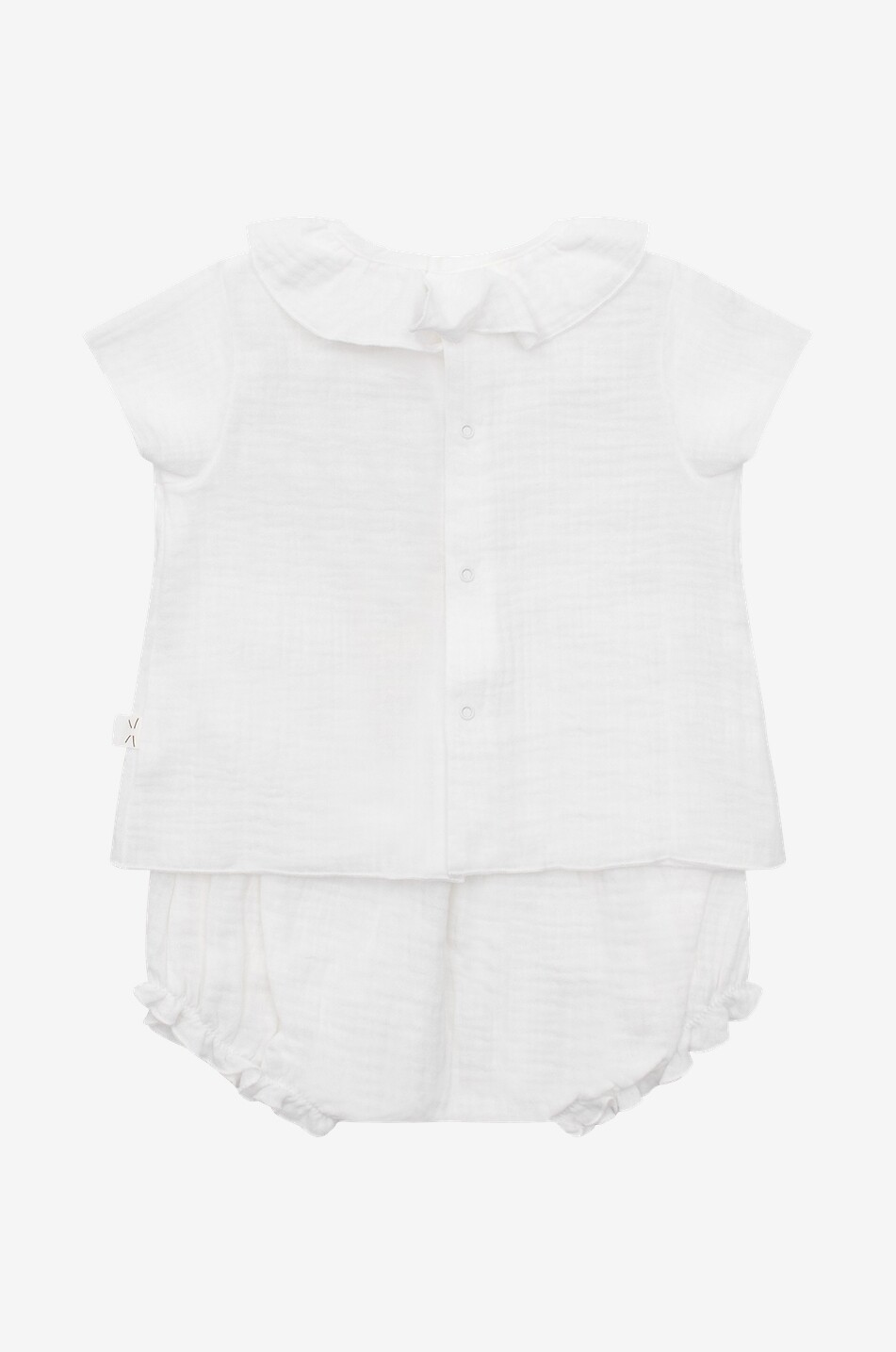 Shorts and blouse gauze baby set