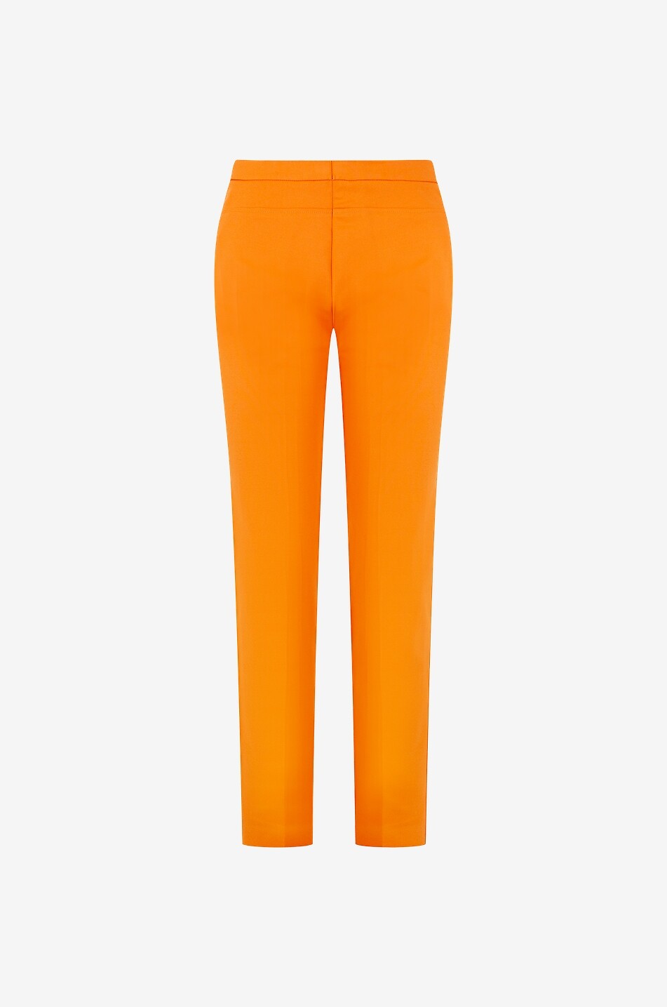 Pantalon cigarette en coton mélangé Franca